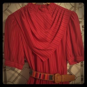 Small Vintage Dress w/ Belt